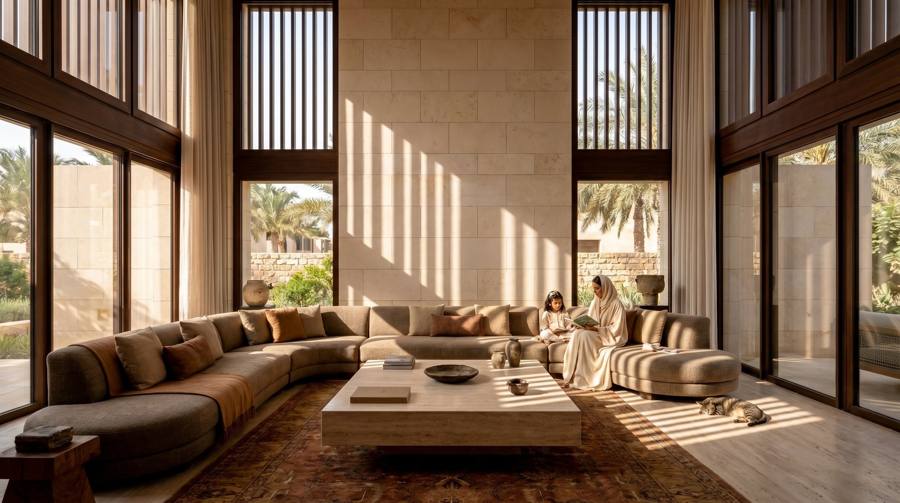 من مشاريع سعف — تصميم معماري بطابع محلي 21