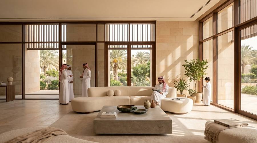 من مشاريع سعف — تصميم معماري بطابع محلي 23